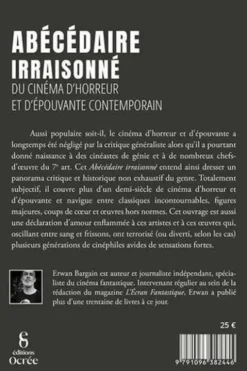 Abécédaire irraisonné du cinéma d'horreur et d'épouvante contemporain, Erwan Bargain