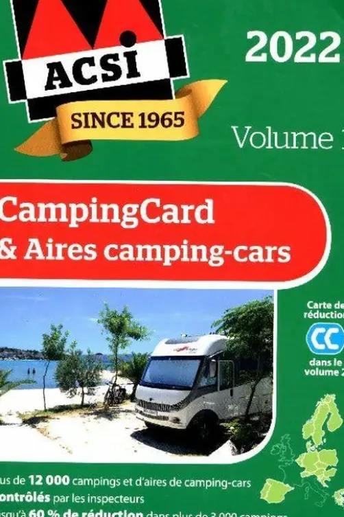 ACSI campingcard & aires camping-cars 2022 Tome I, Collectif