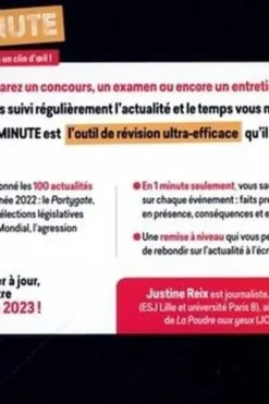 Actu minute. L'actualité 2022 analysée en un clin d'oeil !, Justine Reix