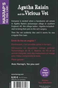 Agatha Raisin : Agatha Raisin and the Vicious Vet. Edition en anglais, M-C Beaton