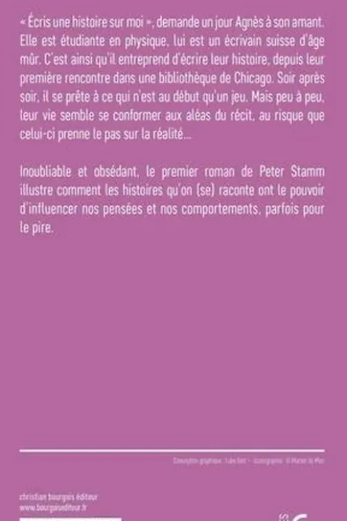 Agnès, Peter Stamm