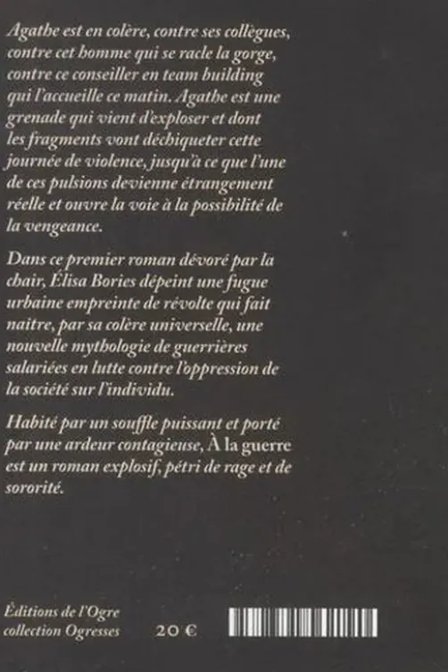 A la guerre, Elisa Bories