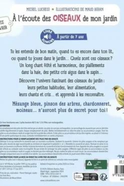 A l'écoute des oiseaux de mon jardin. 21 chants à découvrir, Michel Luchesi