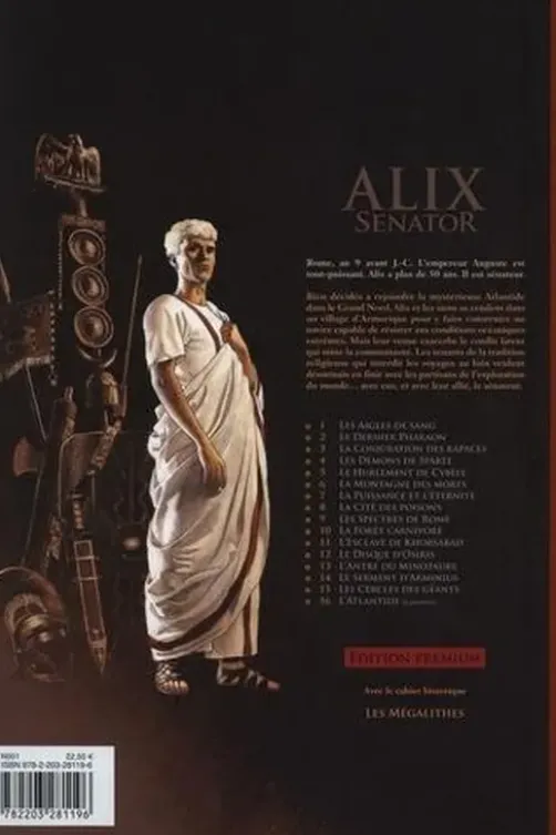 Alix senator Tome 15 : Les Cercles des géants. Edition de luxe, Jacques Martin