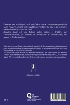 Alvéoles Ouest, Florence Jou