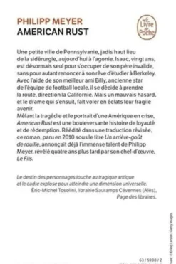 American Rust, Philipp Meyer
