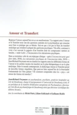 Amour et transfert. Amour de transfert et amour du transfert, Jean-Richard Freymann