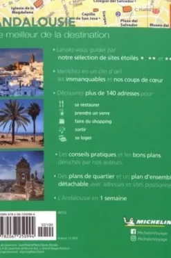 Andalousie. Edition 2021. Avec 1 Plan détachable, Michelin