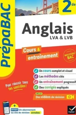 Anglais 2de LVA & LVB. Edition 2024, Jeanne-France Bignaux