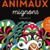 Animaux mignons. Bloc de coloriages Black Premium, Marabout