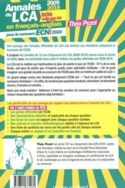 Annales de LCA pour le concours ECNi. 2009-2018, 3e édition, Edition bilingue français-anglais, Théo Pezel