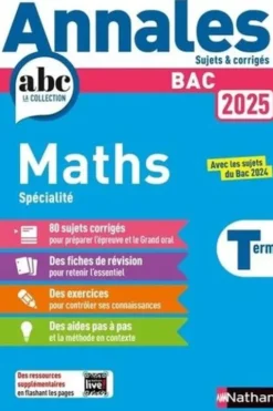 Annales Maths Bac Tle. Avec les sujets du Bac 2024, Edition 2025, Julien Besson