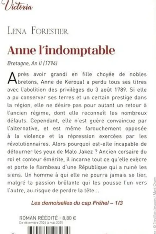 Anne l'indomptable, Léna Forestier