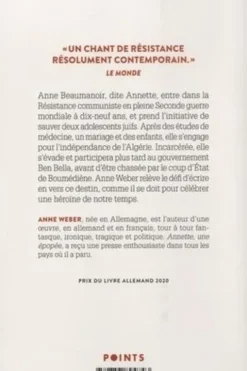 Annette, une épopée, Anne Weber