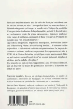 Antivax. La résistance aux vaccins du XVIIIe siècle à nos jours, Francoise Salvadori