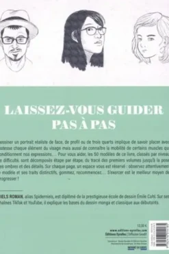Apprendre à dessiner les visages en 50 modèles, Niels Roman