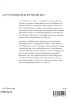 Architectures paradis. Le dispositif édénique, Alain Guiheux