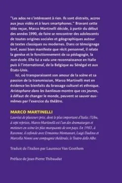 Aristophane dans les banlieues. Pratiques de la non-école, Marco Martinelli