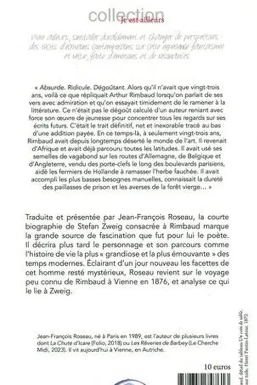 Arthur Rimbaud, Stefan Zweig
