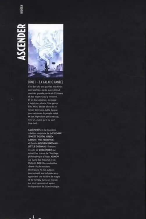 Ascender Tome 1 : La galaxie hantée, Jeff Lemire