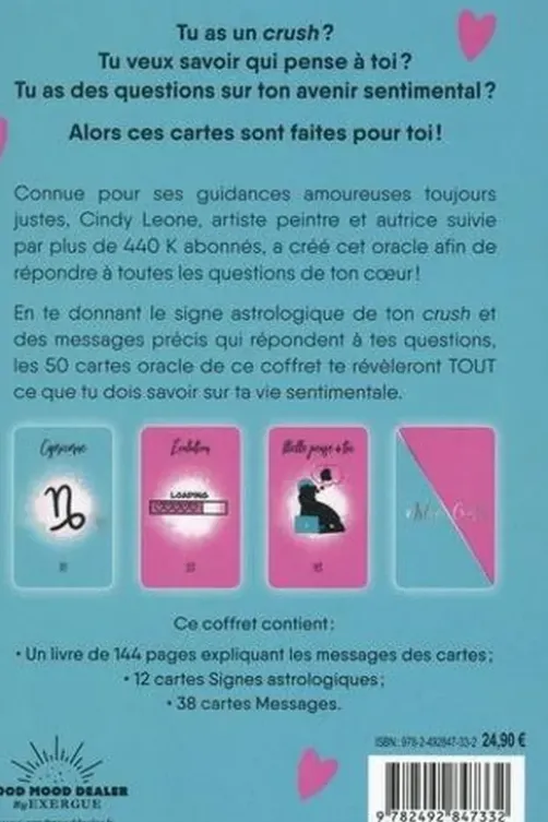 Astro Crush. 50 cartes divinatoires pour ton coeur, Cindy Leone