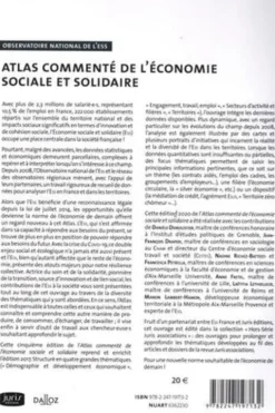 Atlas commenté de l'économie sociale et solidaire. Observatoire national de l'ESS, Edition 2020, Danièle Demoustier