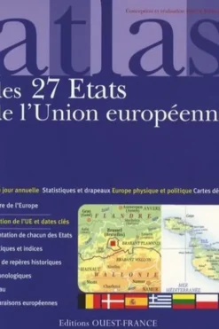 Atlas des 27 Etats de l'Union européenne. Cartes, statistiques et drapeaux, Patrick Mérienne