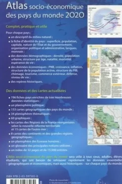 Atlas socio-économique des pays du monde. Edition 2020, Simon Parlier