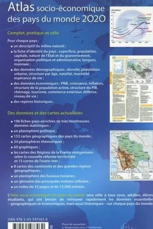 Atlas socio-économique des pays du monde. Edition 2020, Simon Parlier