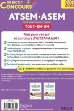 ATSEM-ASEM, Externe, interne, 3e concours, catégorie C. Tout-en-un, Edition 2025-2026, Françoise Gravouil
