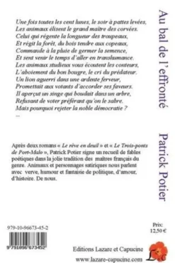 Au bal de l'effronté. Fables et satires, Patrick Potier