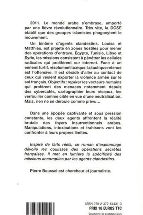 Au-delà du secret. Agents clandestins de la DGSE, Pierre Boussel