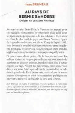 Au pays de Bernie Sanders. Enquête sur une autre Amérique, Ivan Bruneau