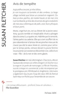 Avis de tempête, Susan Fletcher
