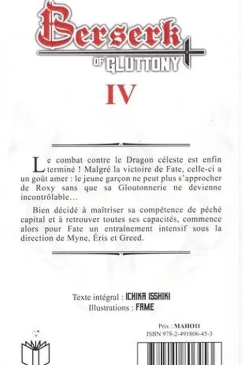 Berserk of Gluttony Tome 4, Ichika Isshiki