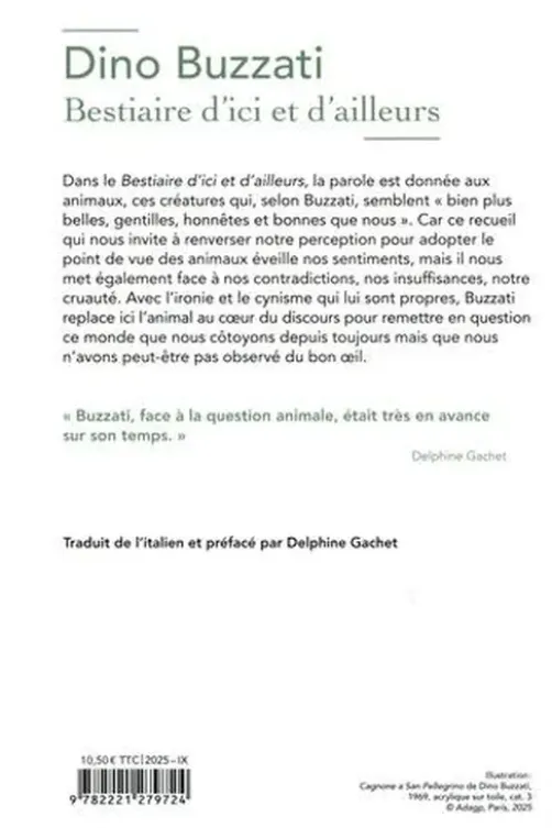 Bestiaire d'ici et d'ailleurs, Dino Buzzati