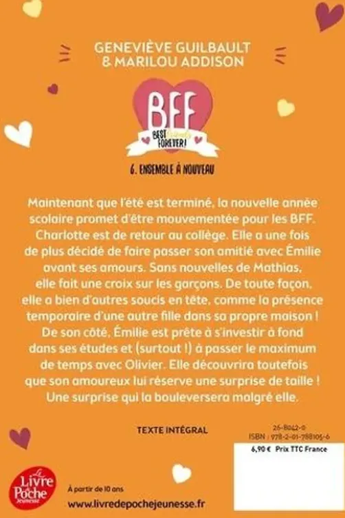 BFF Best Friends Forever! Tome 6 : Ensemble à nouveau, Geneviève Guilbault
