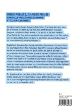 Biens public, charité privée. Comment l'Etat peut-il réguler le Charity Business ?, Gabrielle Fack
