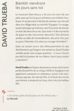 Bientôt viendront les jours sans toi, David Trueba