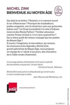 Bienvenue au Moyen Age, Michel Zink