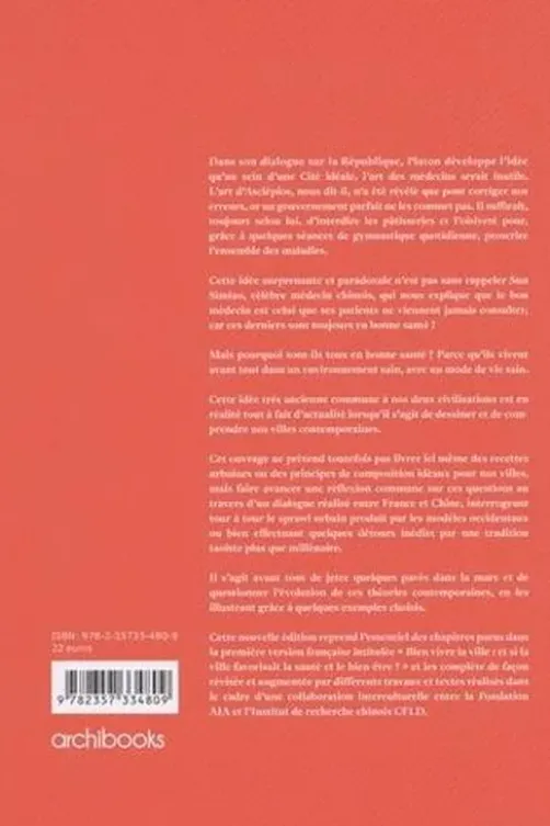Bien vivre la ville : vers un urbanisme favorable à la santé. En collaboration avec l'institut de recherche chinois CFLD, Charles Girard