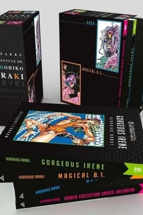 Bizarre adventure de Hirohiko Araki. Coffret en 4 volumes : Magic B.T. ; Gorgeous Irene ; Baoh ; Under Execution Under Jailbreak