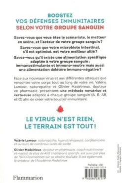Boostez vos défenses immunitaires selon votre groupe sanguin. Une méthode inédite pour se protéger des virus, Valérie Lamour