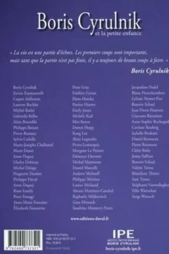Boris Cyrulnik et la petite enfance. 3e édition