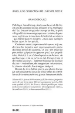 Brandebourg, Juli Zeh
