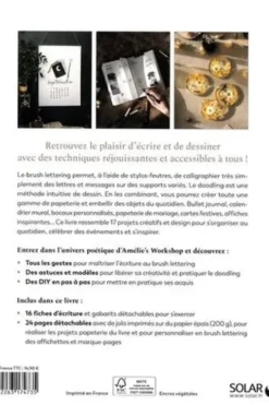 Brush Lettering et Doodling. 17 projets créatifs pour s'organiser, célébrer, s'inspirer, Amelie's Workshop