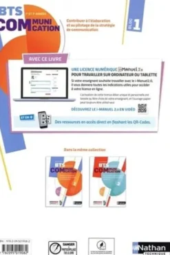 BTS Communication 1re et 2e années Bloc 1. Contribuer à l'élaboration et au pilotage de la stratégie de communication, Edition 2023, Pascale Aujard