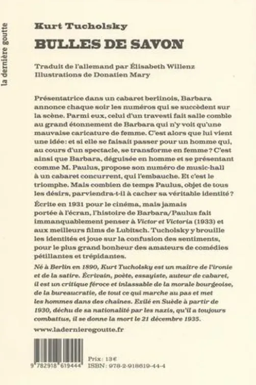 Bulles de savon, Kurt Tucholsky