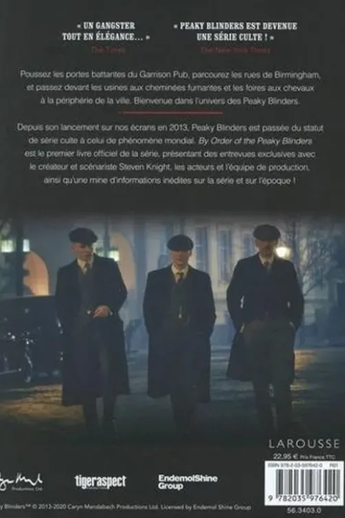 By order of the Peaky Blinders, Steven Knight