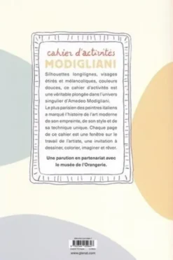 Cahier d'activités Modigliani, Caroline Laffon